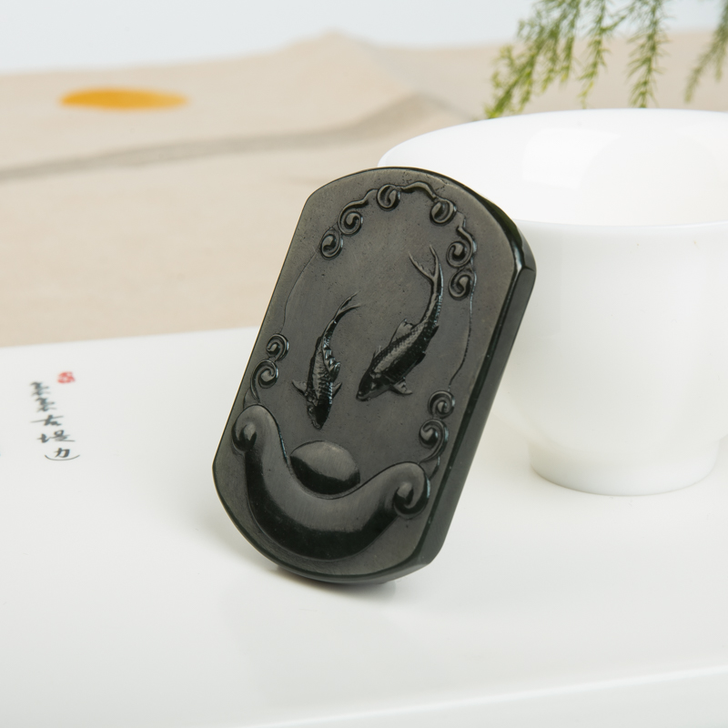 山料和田青玉吊坠-红掌柜