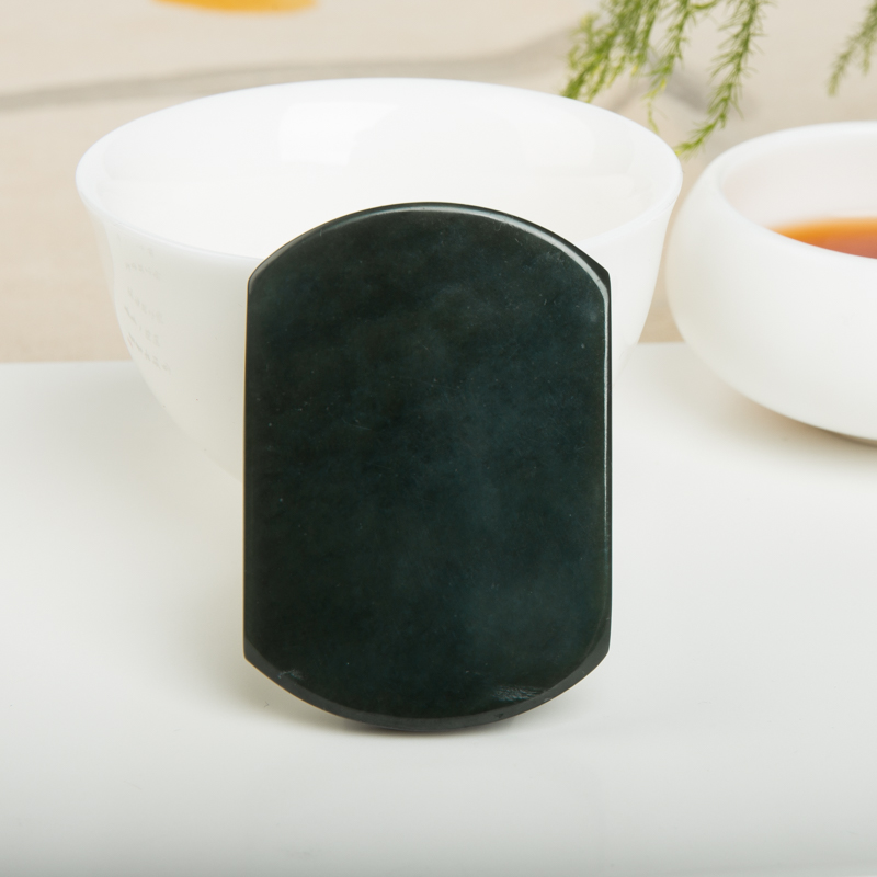 山料和田玉金玉满堂吊坠-红掌柜