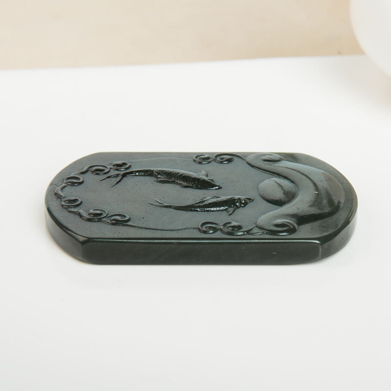 天然和田青玉金玉满堂吊坠-红掌柜