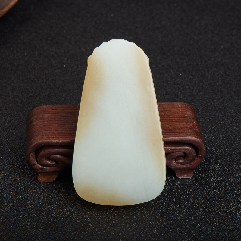 山料和田玉普度众生吊坠-红掌柜