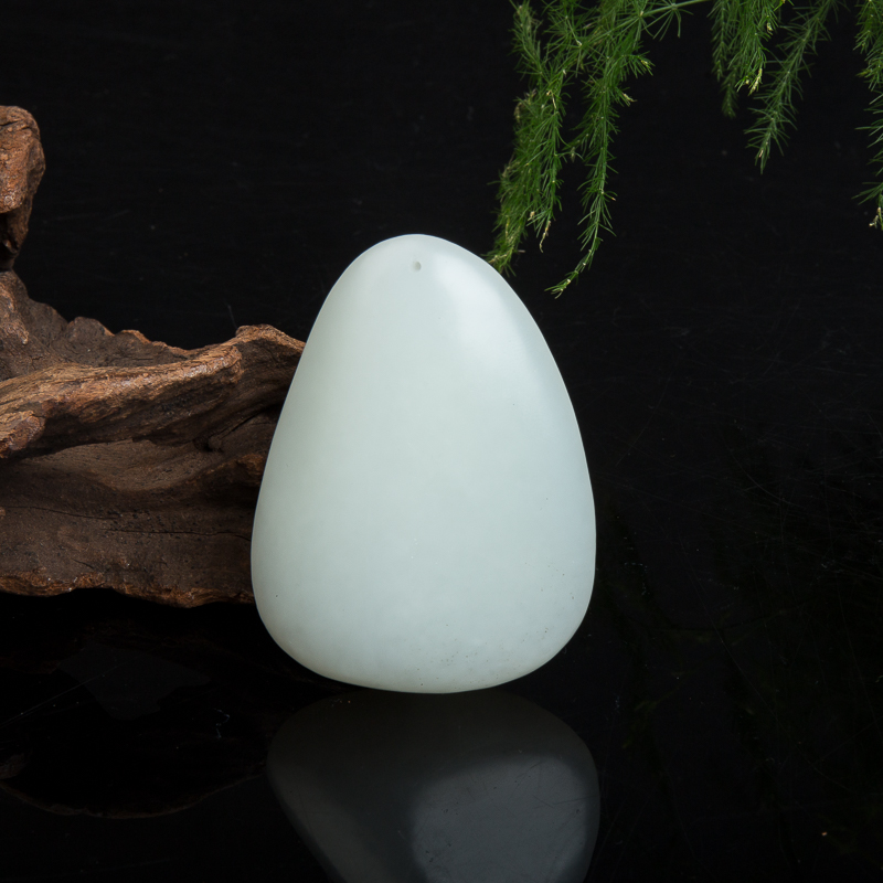 和田玉望子成龙吊坠-红掌柜