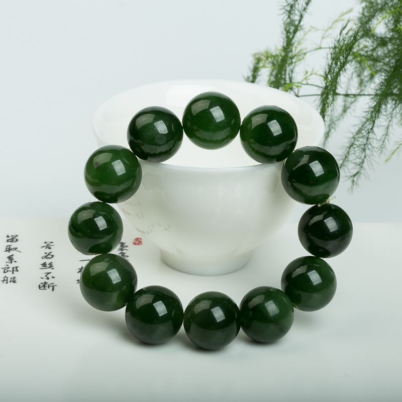 和田玉手串-红掌柜