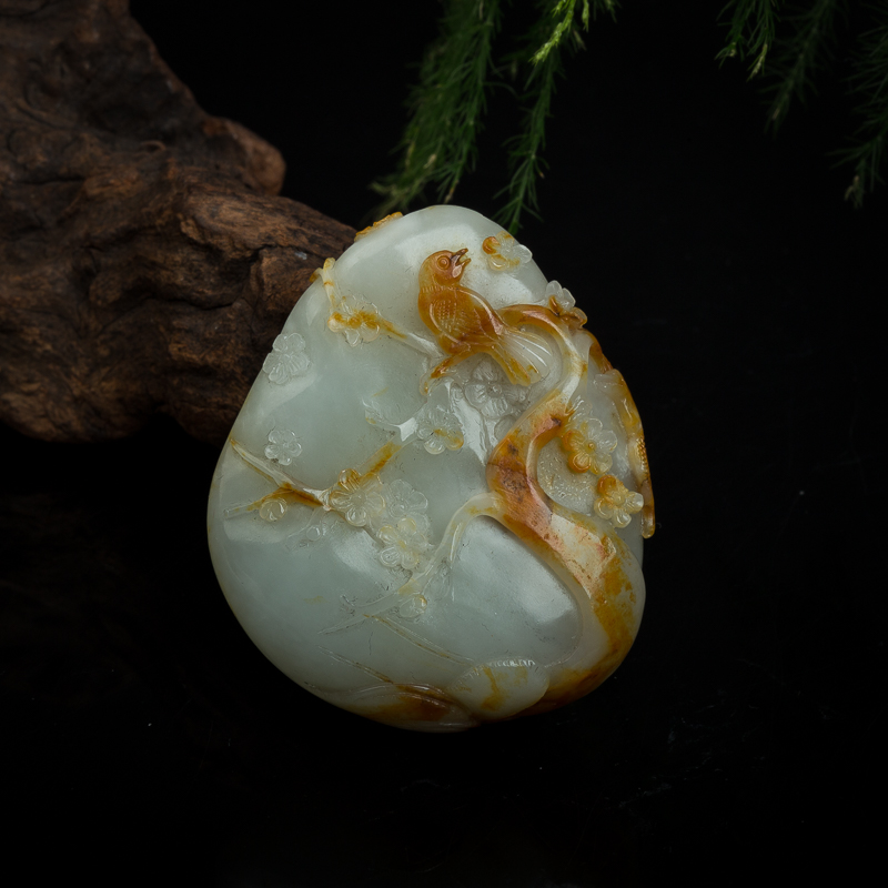 和田玉吊坠-红掌柜