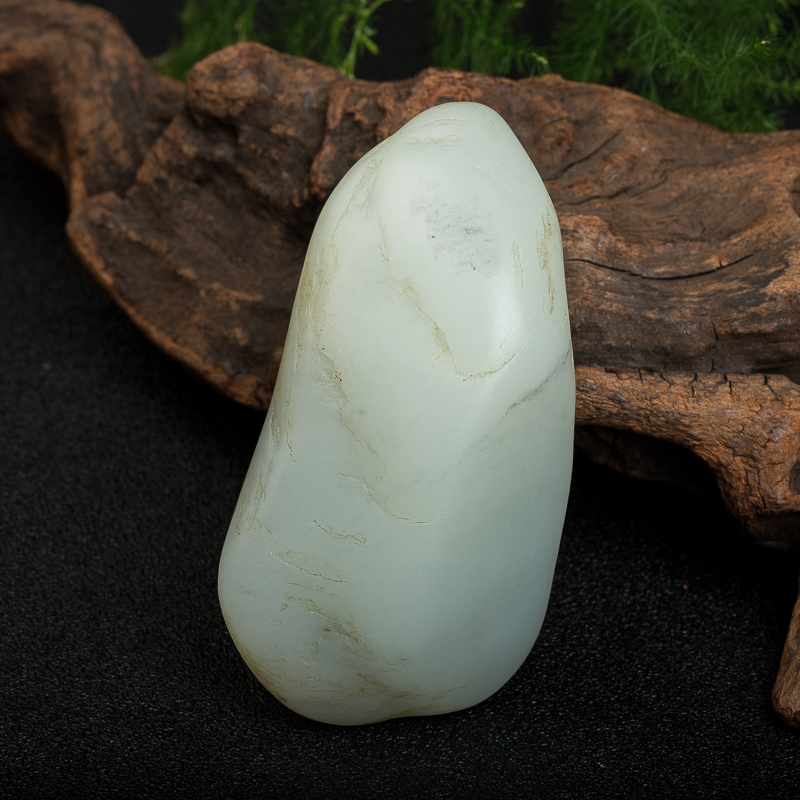 籽料和田白玉原石-红掌柜