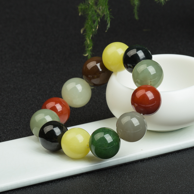 俄罗斯多宝单圈手串-红掌柜