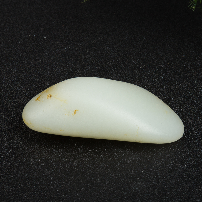 新疆籽料俏色和田玉原石-红掌柜