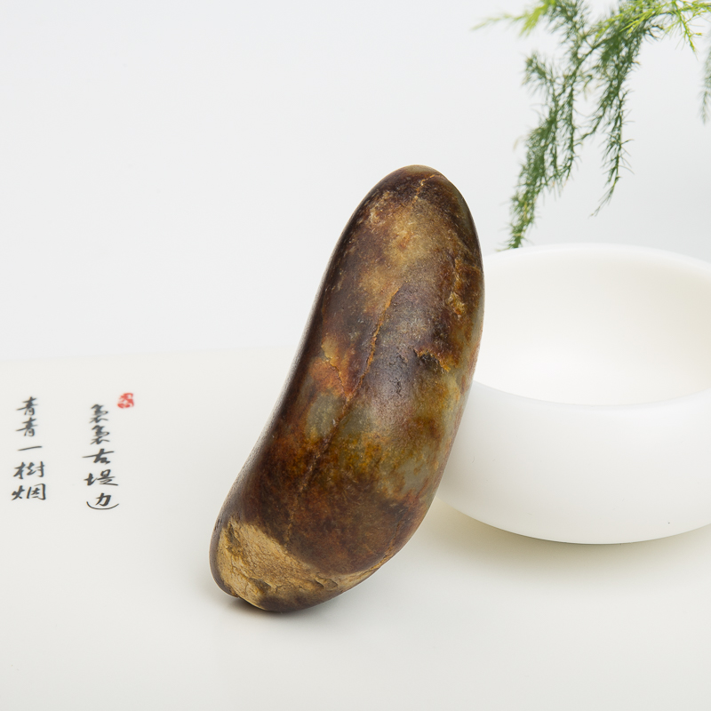 天然和田玉原石-红掌柜