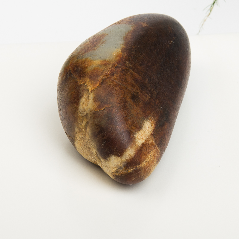 天然新疆和田玉原石-红掌柜