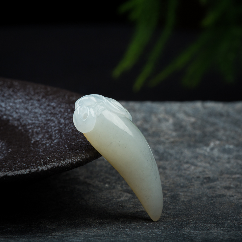 籽料俏色和田玉福瓜吊坠-红掌柜