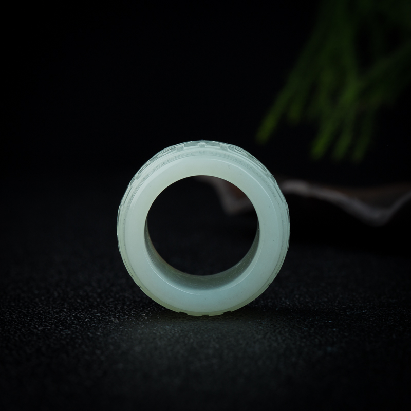 和田玉扳指-红掌柜