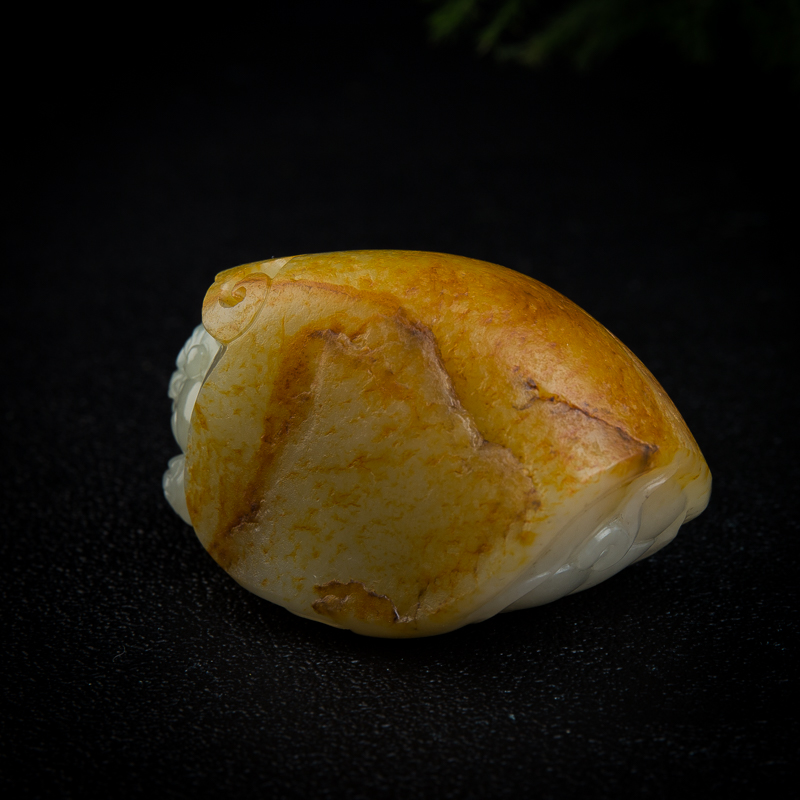 籽料和田玉小摆件-红掌柜