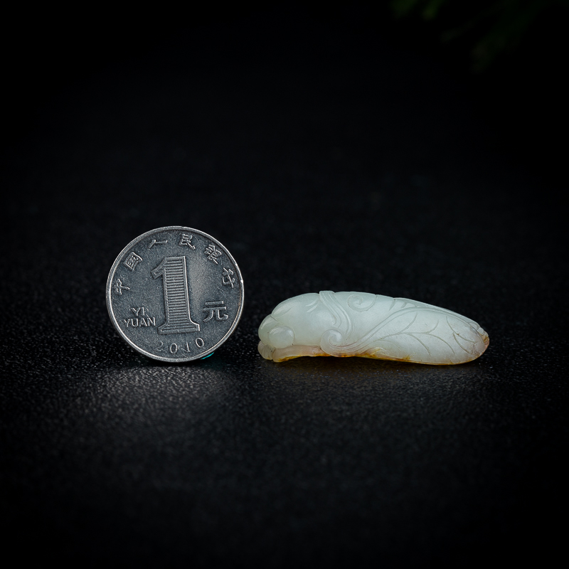 籽料和田玉一鸣惊人吊坠-红掌柜