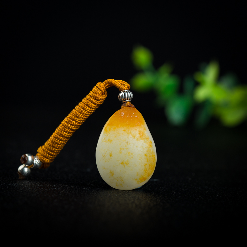 和田玉弥勒佛吊坠-红掌柜