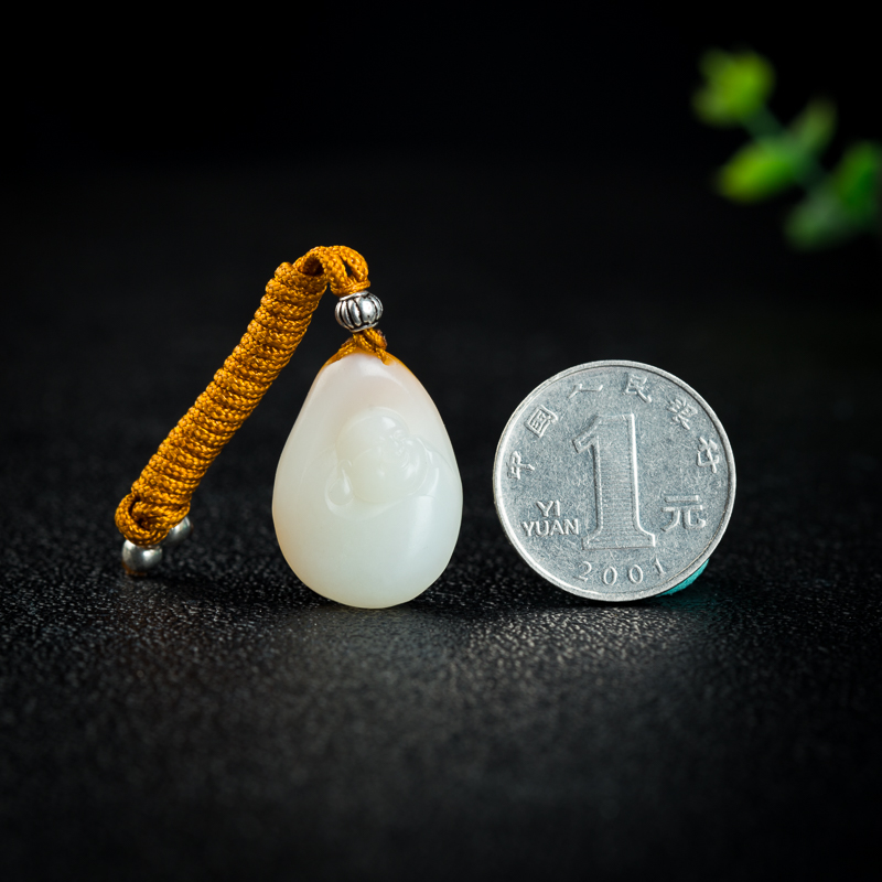 新疆籽料和田玉吊坠-红掌柜