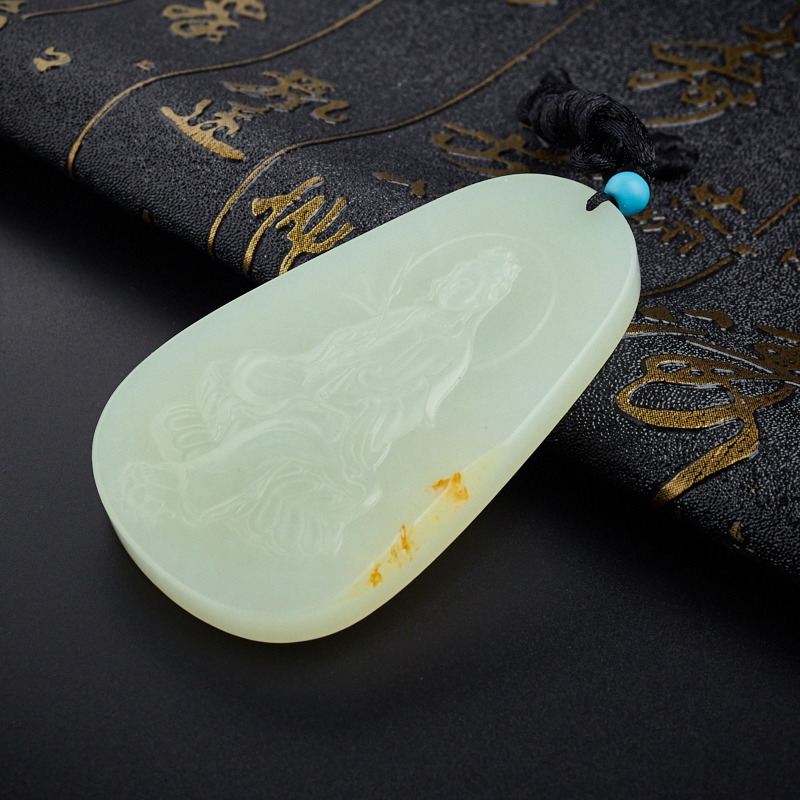 和田玉吊坠-红掌柜珠宝