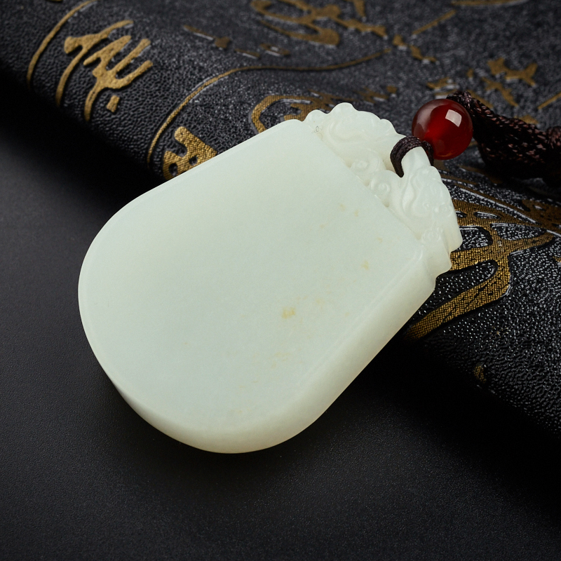 和田玉吊坠牌-红掌柜珠宝