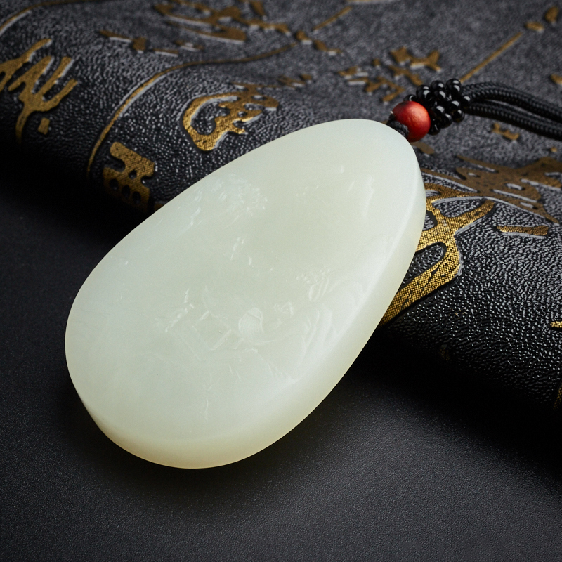 新疆和田玉挂坠-红掌柜珠宝