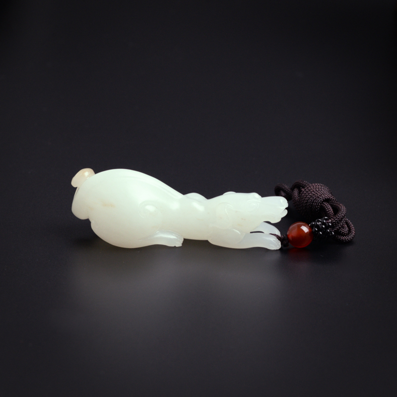 和田白玉吊坠-红掌柜珠宝