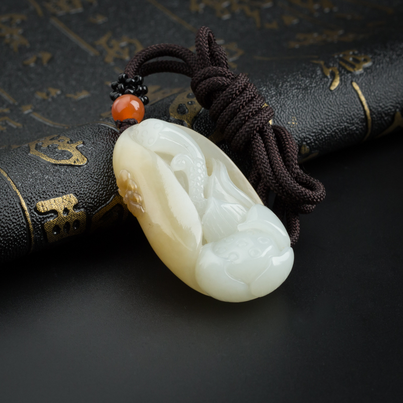 新疆和田玉一品清廉吊坠-红掌柜