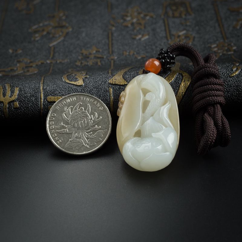 新疆天然和田玉-红掌柜