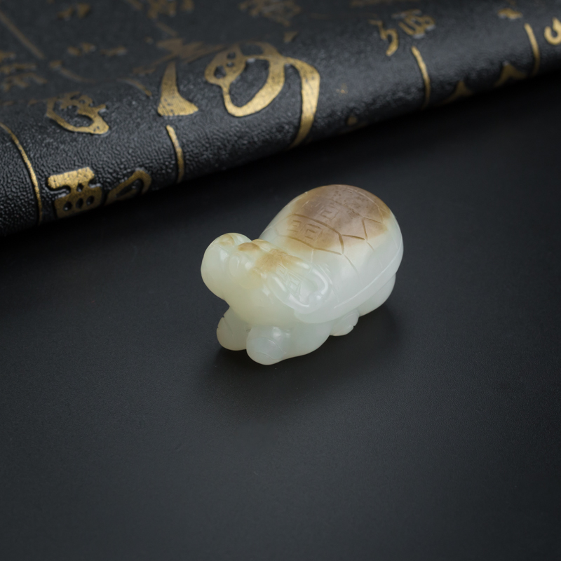 和田玉白玉归来吊坠-红掌柜