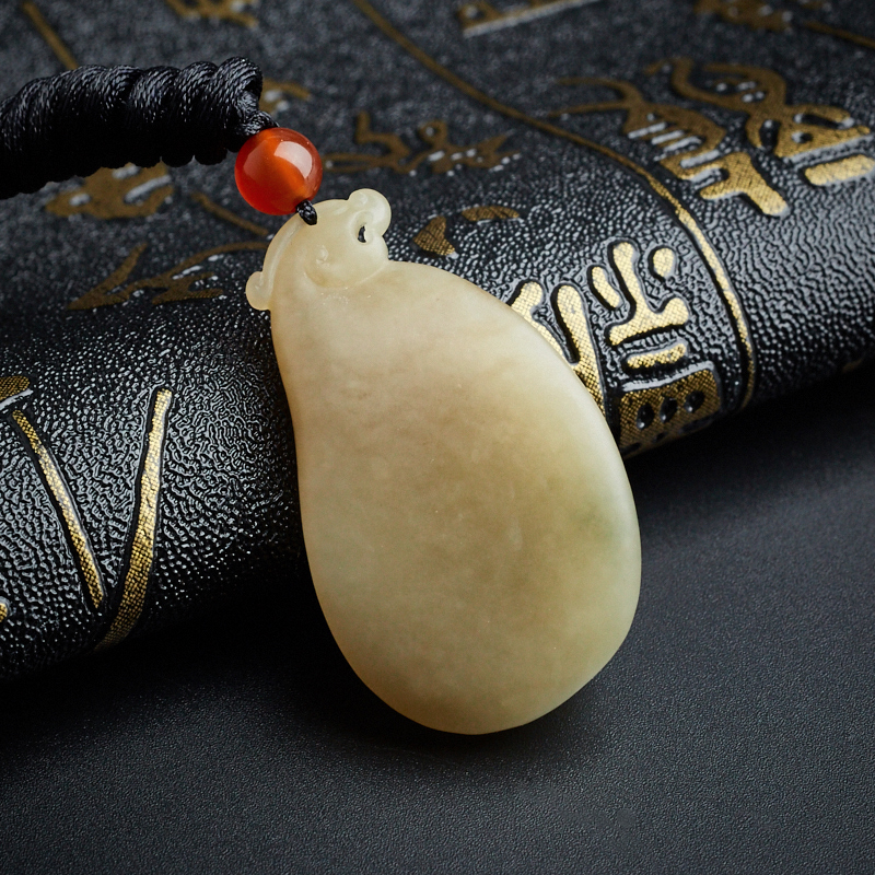 和田玉白玉佛-红掌柜