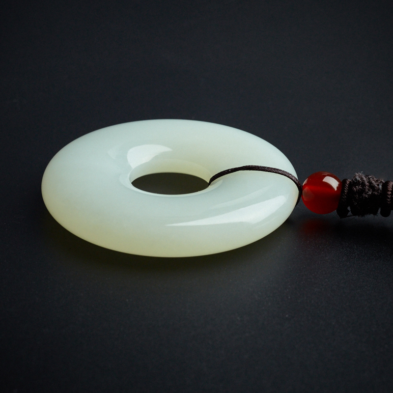 和田玉平安扣-红掌柜