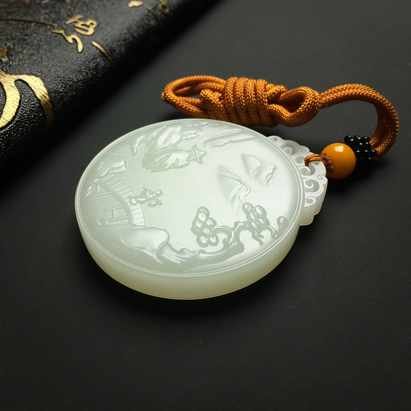 和田玉挂件-红掌柜