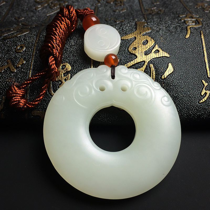 和田玉平安扣-红掌柜