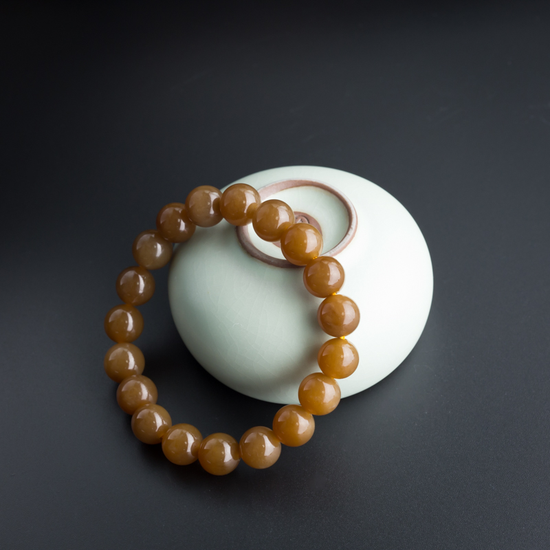 和田玉手串-红掌柜