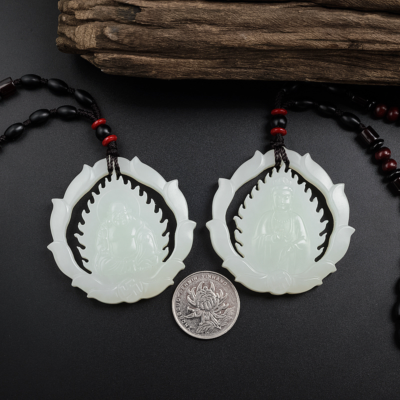 和田玉吊坠 - 红掌柜