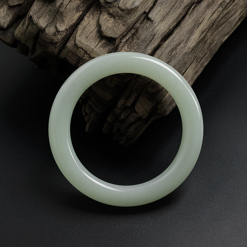 俄料和田玉圆条手镯 - 红掌柜