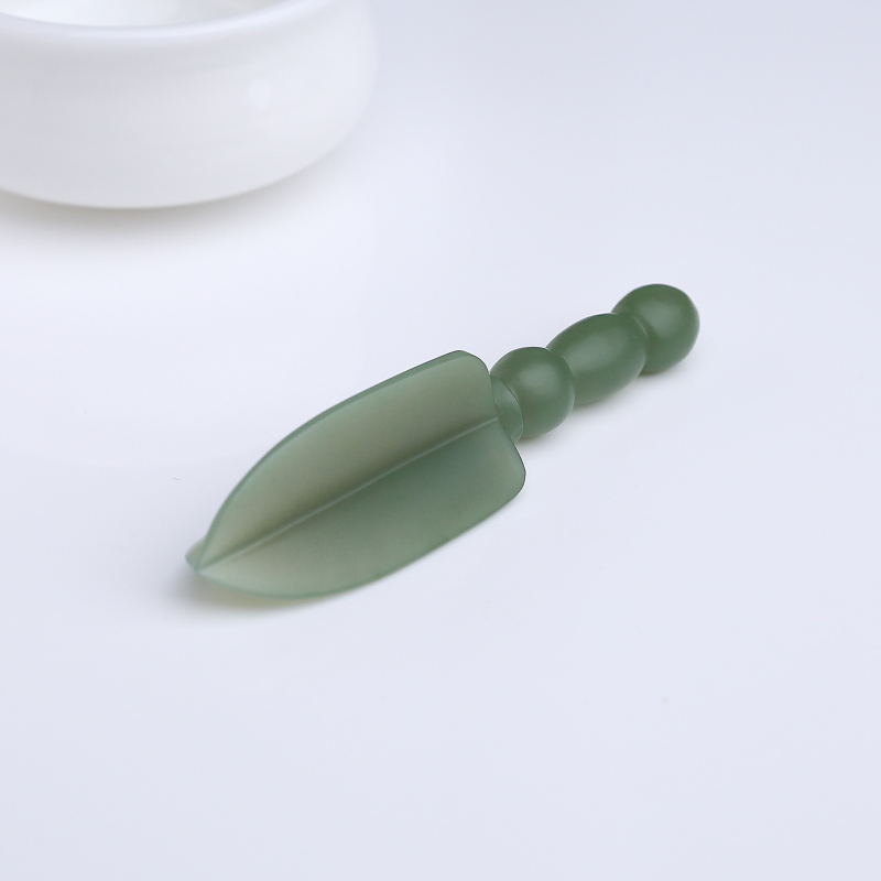 和田碧玉金刚杵吊坠-红掌柜