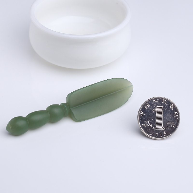 山料和田碧玉吊坠-红掌柜