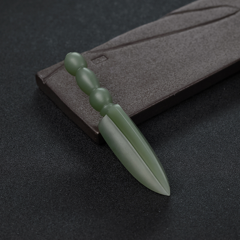 和田玉金刚杵吊坠-红掌柜