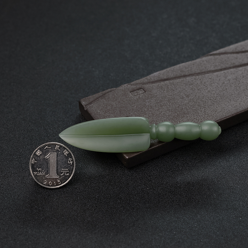 碧玉金刚杵吊坠-红掌柜