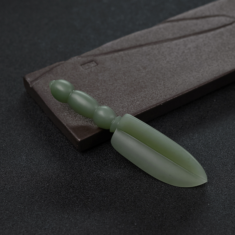 碧玉金刚杵吊坠-红掌柜