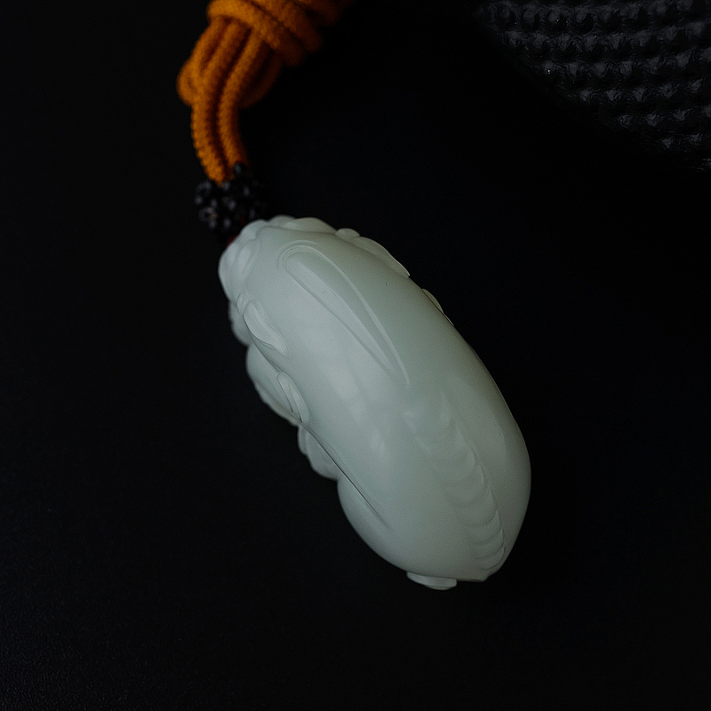 新疆和田玉皮貔貅吊坠-红掌柜