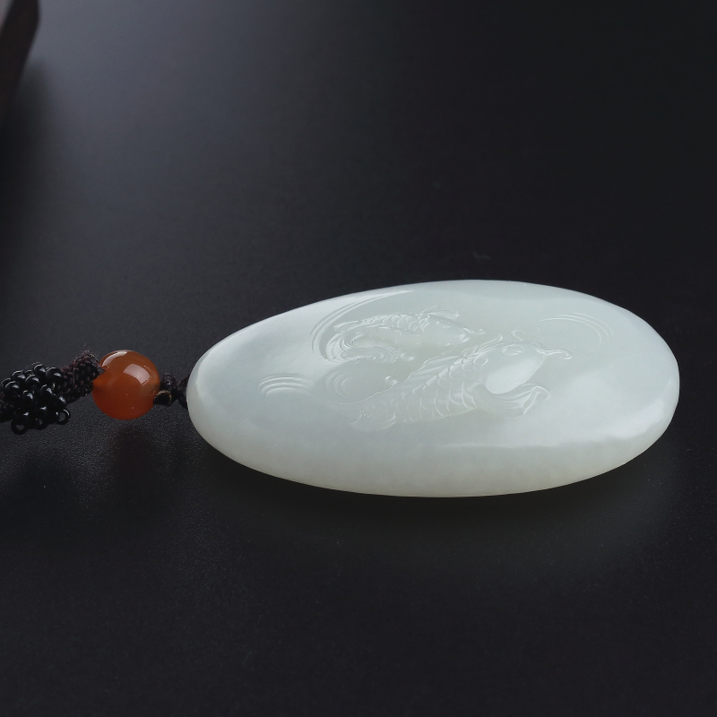 和田玉吊坠-红掌柜