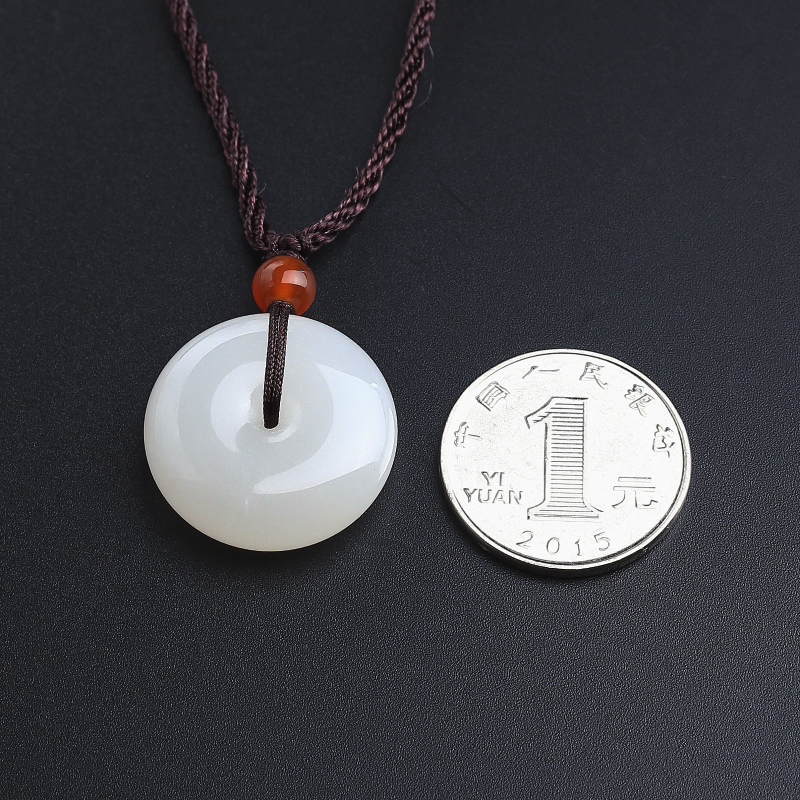 青海和田玉平安扣-红掌柜