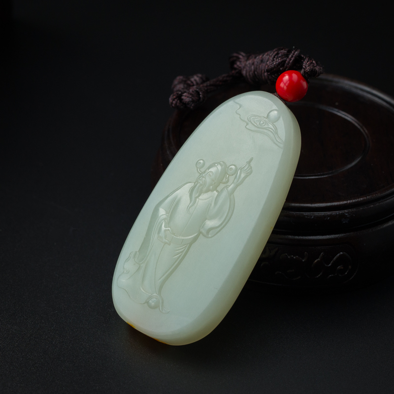 和田玉吊坠-红掌柜