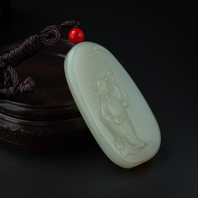 新疆料和田玉吊坠-红掌柜