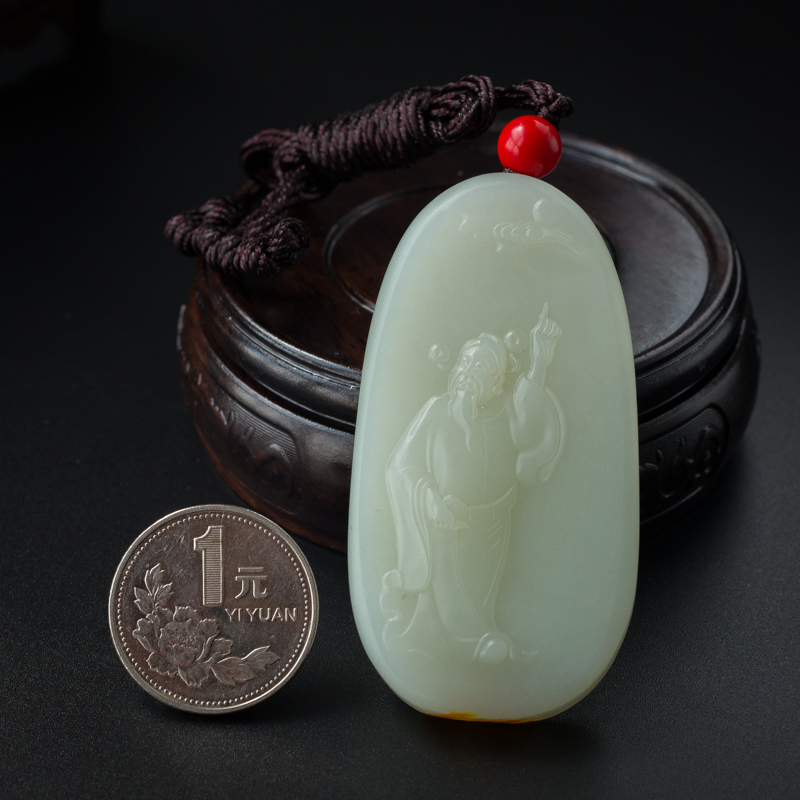 和田玉挂件-红掌柜