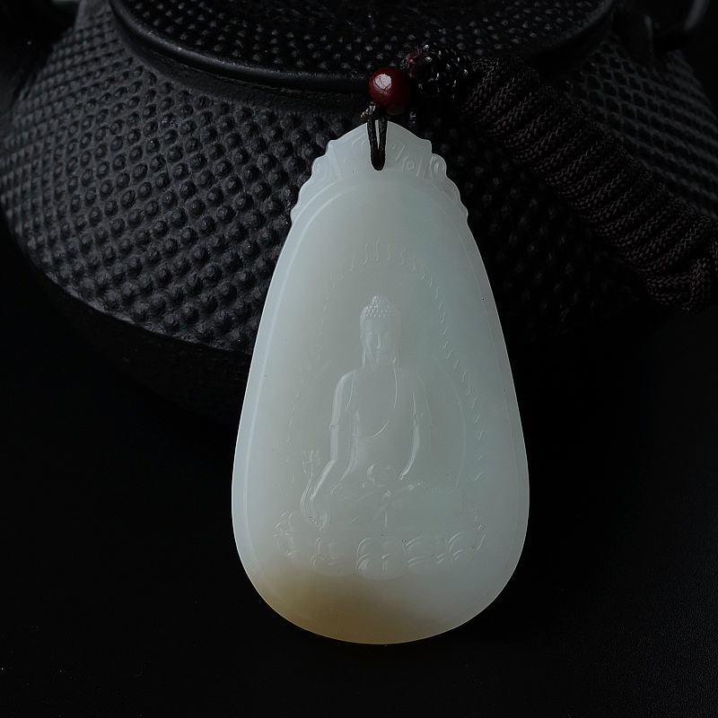 和田玉大日如来吊坠-红掌柜