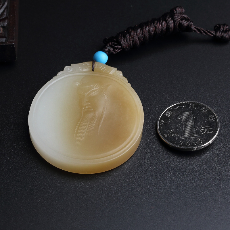 新疆和田玉吊坠-红掌柜