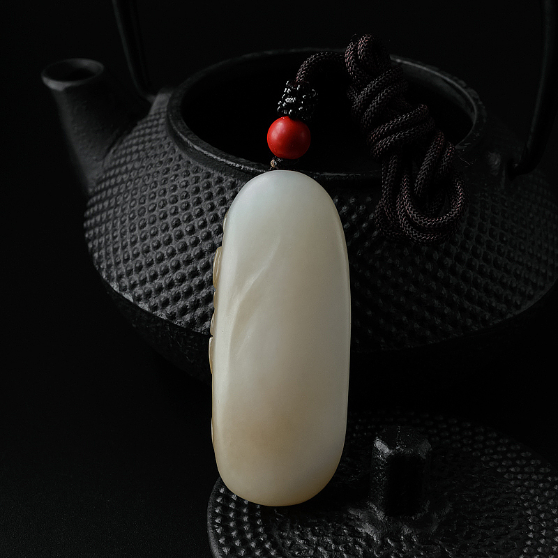 新疆和田玉连年有余吊坠-红掌柜