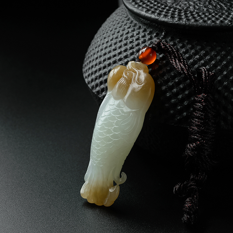 和田玉年年有余-红掌柜