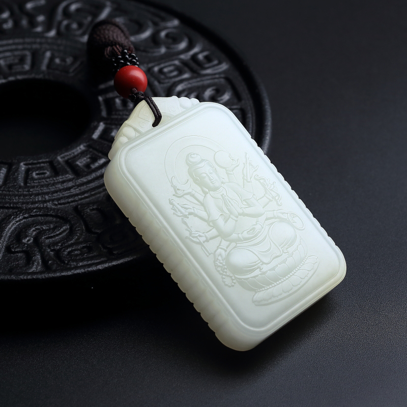 和田玉吊坠-红掌柜