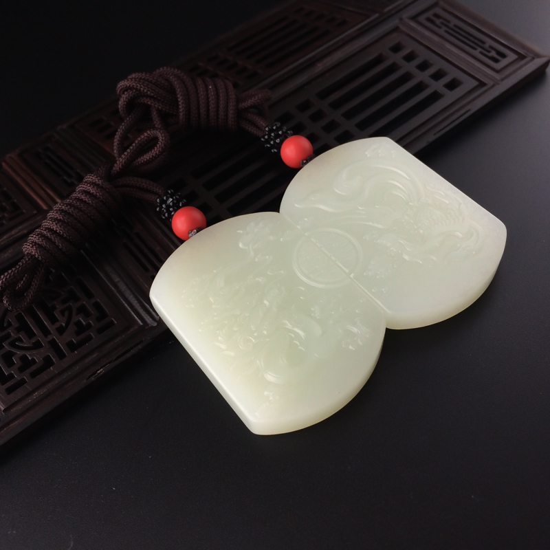 和田玉龙凤-红掌柜