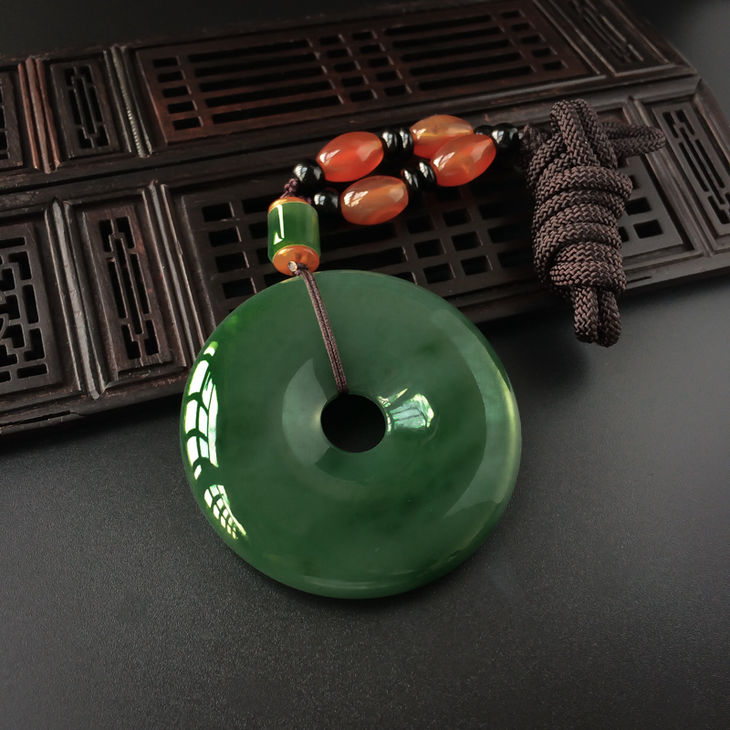 和田玉平安扣-红掌柜